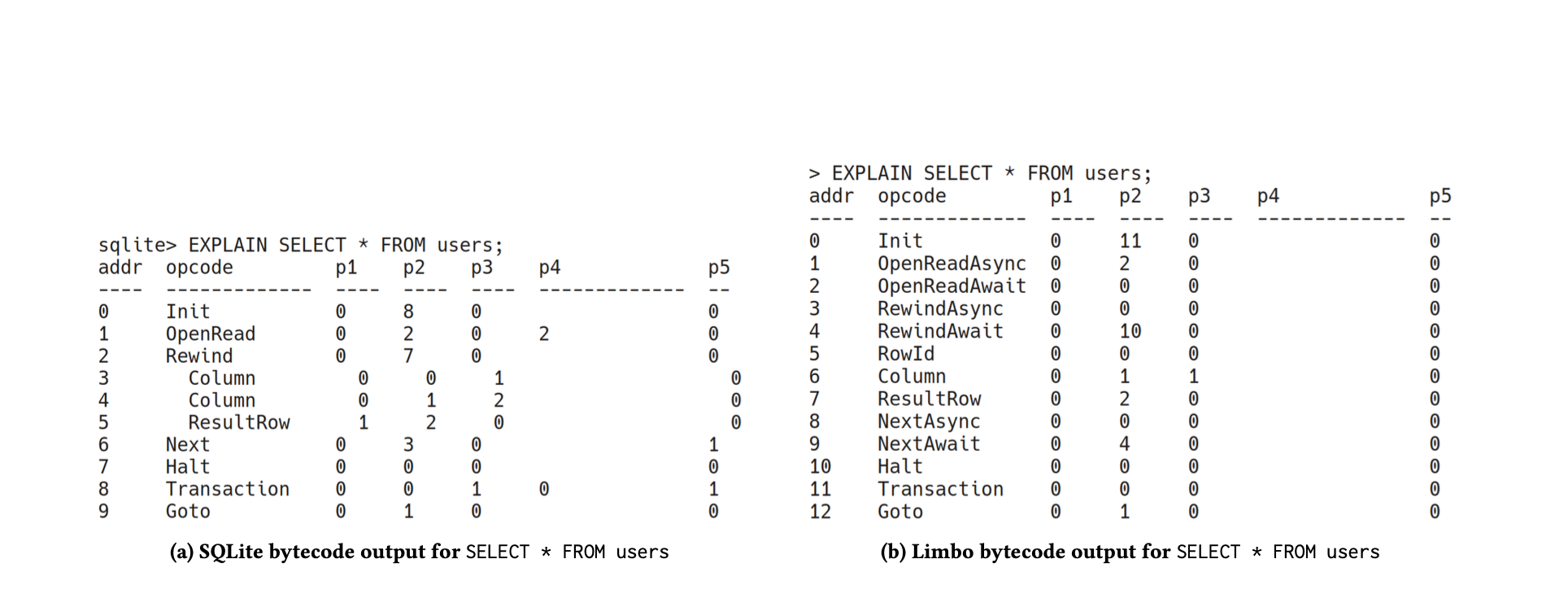 architecture of a typical database